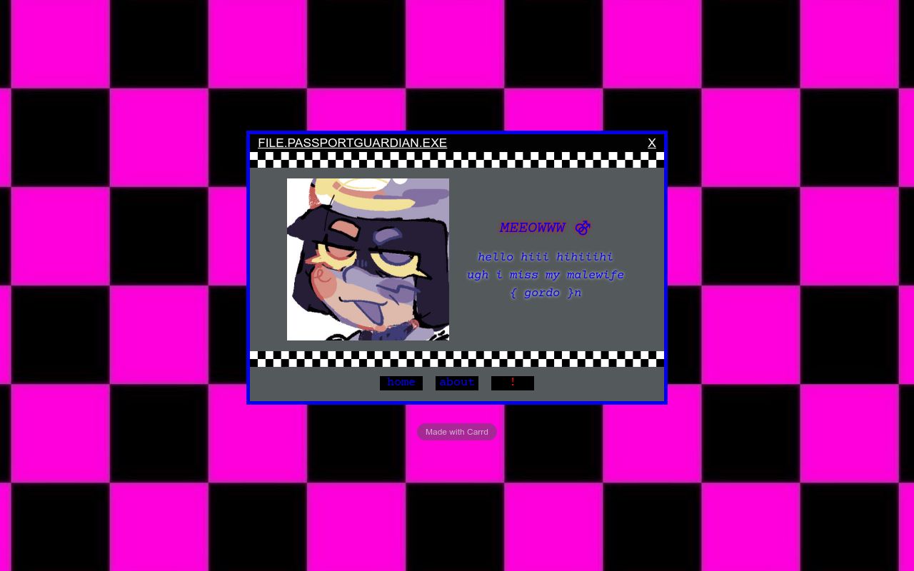 Carrd profile picture for @passport